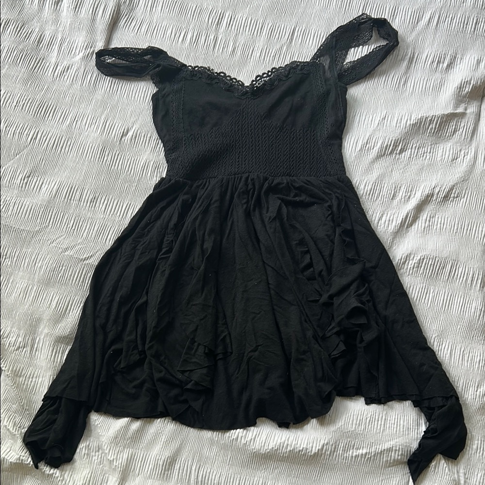 Free people black mini dress